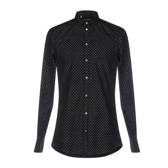Dolce & Gabbana black dotted shirt - Picture 1 of 3